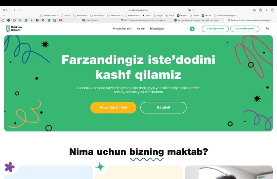 Xususiy maktab saytlaridagi 5 asosiy xato