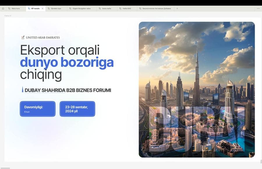 Tijoriy taklifni qayta yozib dizayn qildik