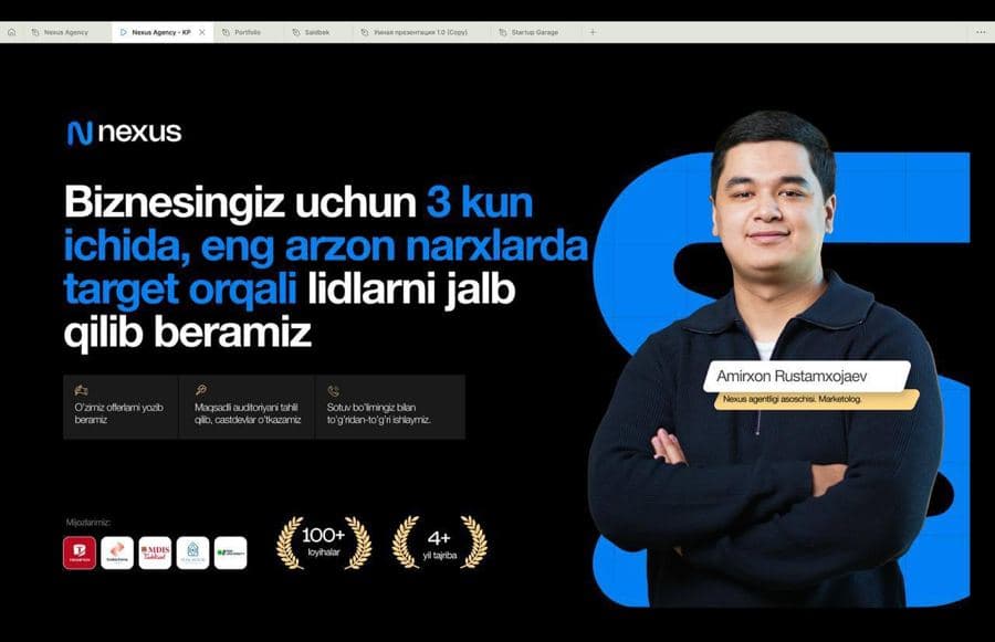 Nexus agentligi uchun tijoriy taklif